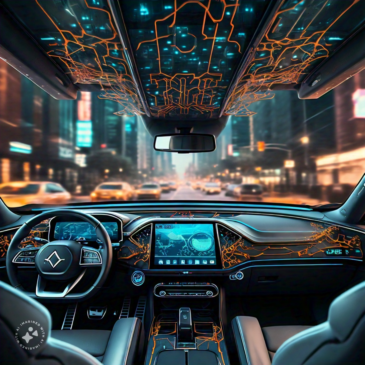 Self-Driving Car Simulation in JavaScript